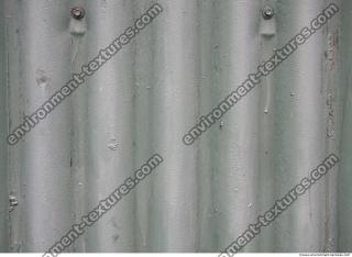 Photo Texture of Metal Corrugated Plates Painted